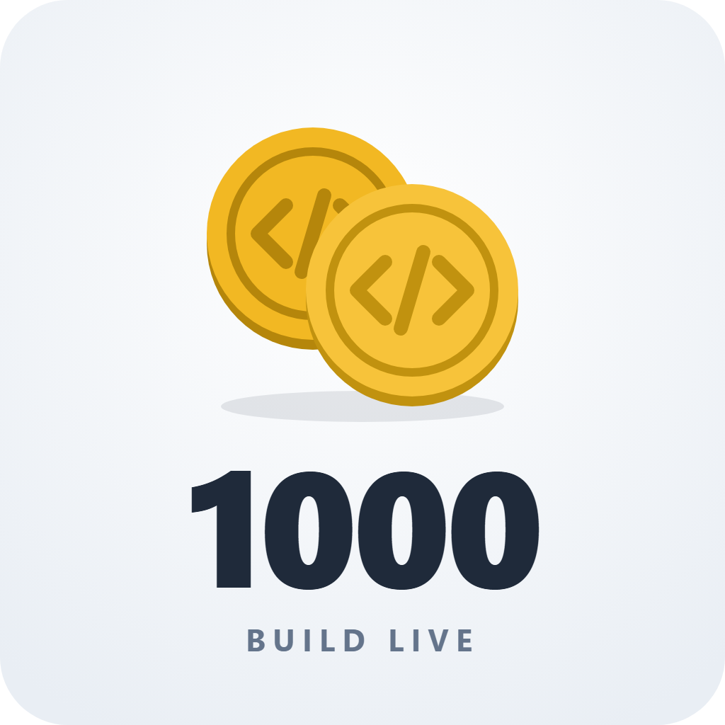 Build Live Pack (1000 Créditos Desarrollo)